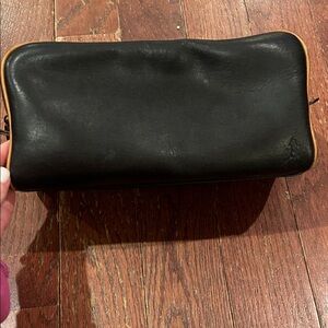 Polo Ralph Lauren Black and Tan Leather Men's Bag